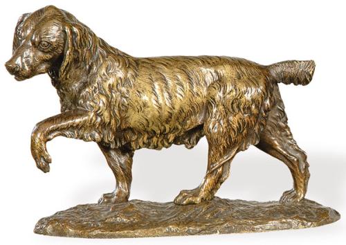 Perro de bronce Inglaterra S. XIX