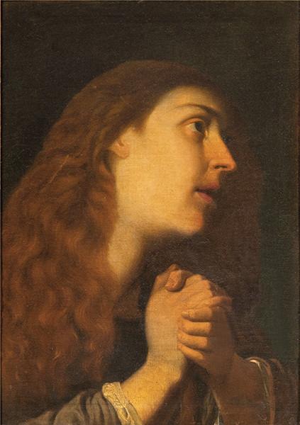 ESCUELA VALENCIANA PPS. S. XVII - Magdalena penitente