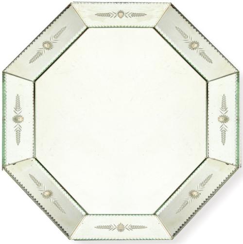 Espejo veneciano octogonal