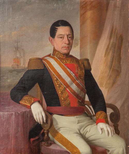  ANTONIO MARIA ESQUIVEL - Retrato de Almirante