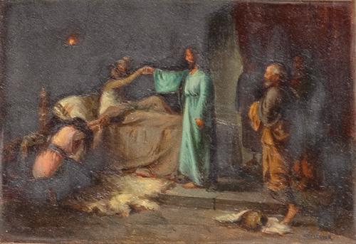 JOSÉ MESEGUER BENEDITO - Resurrección de la hija de Jairo