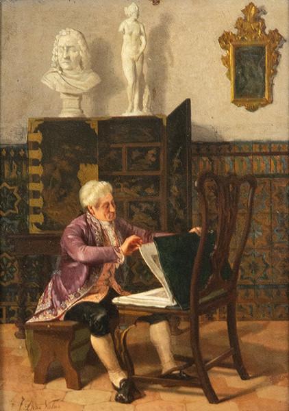JOSÉ DÍAZ VALERA - Visita al anticuario