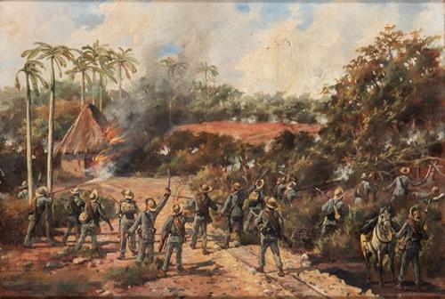 EMILIO MILLAN FERRIZ - Guerra de Filipinas (regimiento de infantería Borbón)