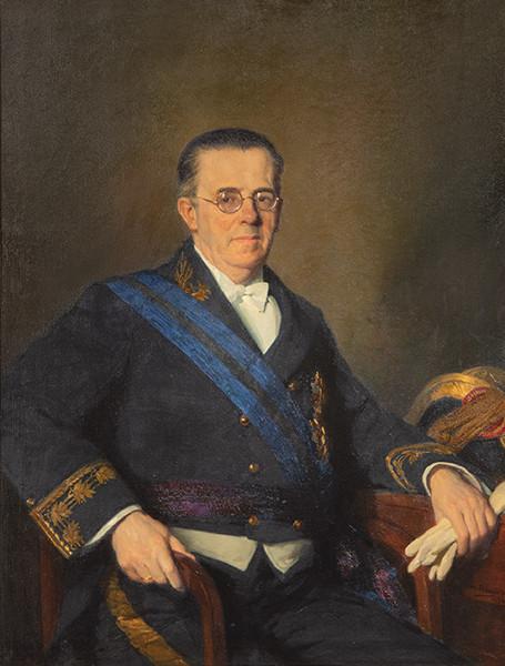 MANUEL BENEDITO - Retrato de don Manuel Becerra y Fernández