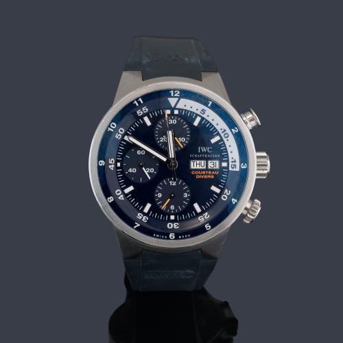 IWC Aquatimer Calypso Cousteau Divers ref. 3190529 serie limitada nº 1745/2500 de caballero con caja en acero. Con estuche y documentación.