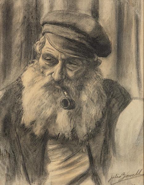 JULIO BORRELL Y PLA - Marinero con pipa