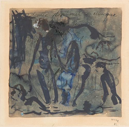 PEDRO PRUNA - Proyecto escenográfico para Maximiliem (Darius Milhaud)