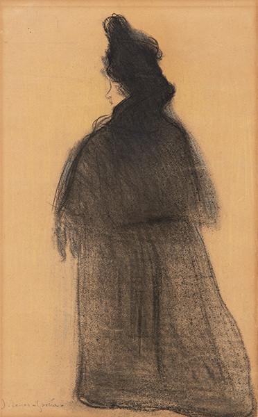 JOAQUÍN TORRES GARCÍA - Mujer de perfil