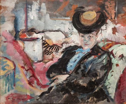  EMILIO GRAU SALA - Dama en interior