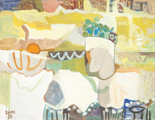 FRANCISCO BORES - Naturaleza muerta con uvas