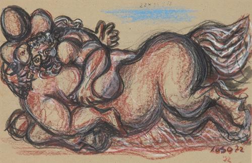 BALTASAR LOBO - Centauro y ninfa