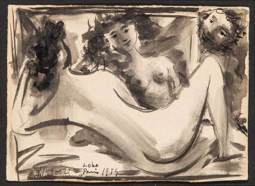 BALTASAR LOBO - Mujer ante el espejo