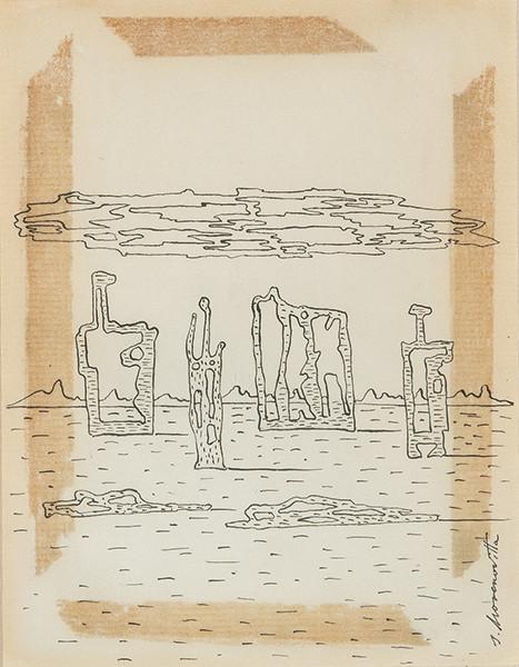  JOSE MORENO VILLA - Figuras en un paisaje