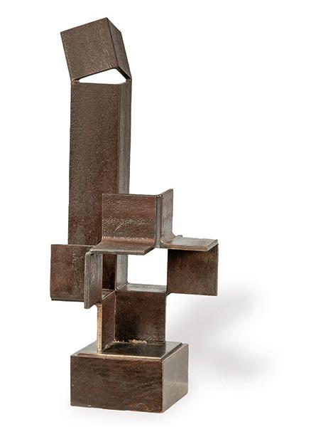 JOAQUÍN RUBIO CAMÍN - Sin título. Angular acero