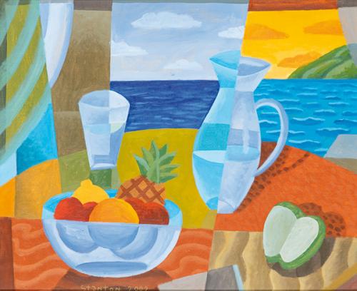 PHILIP STANTON - Naturaleza muerta con mar al fondo