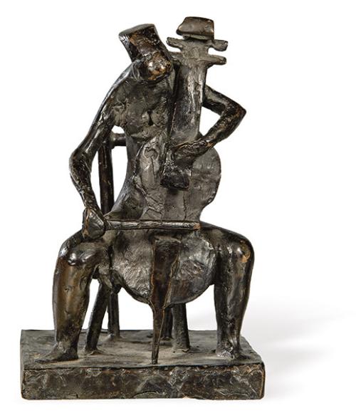 ANTONIO VALDIVIESO - Mujer que toca el contrabajo