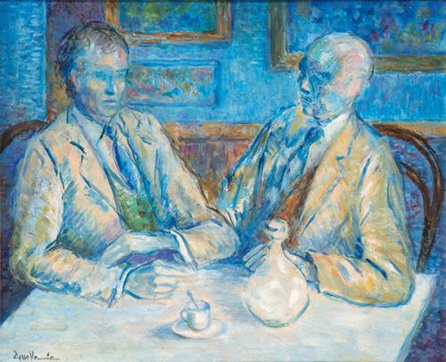  FEDERICO DE ECHEVARRIA - En el café