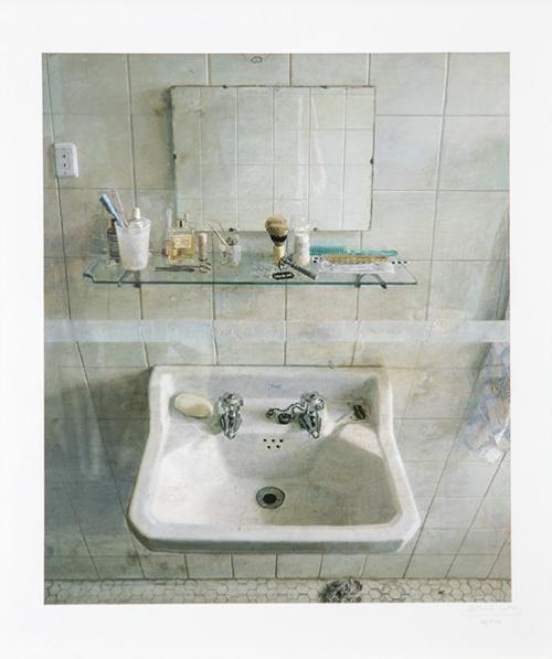 ANTONIO LÓPEZ - Lavabo y Espejo