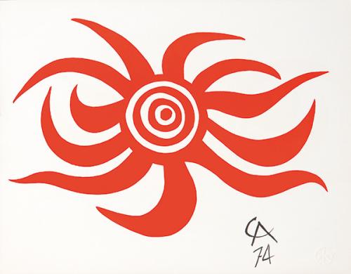 ALEXANDER CALDER - Sunburst (Flying Colors Collection)