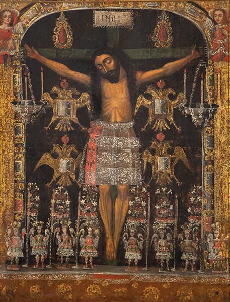 ESCUELA CUZQUEÑA S. XVIII - Señor de los Temblores