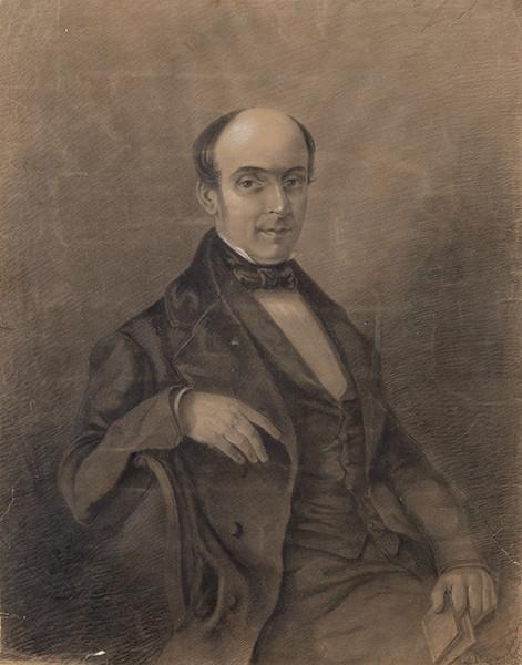 ESCUELA ESPAÑOLA S. XIX - Retrato de don Francisco Barón