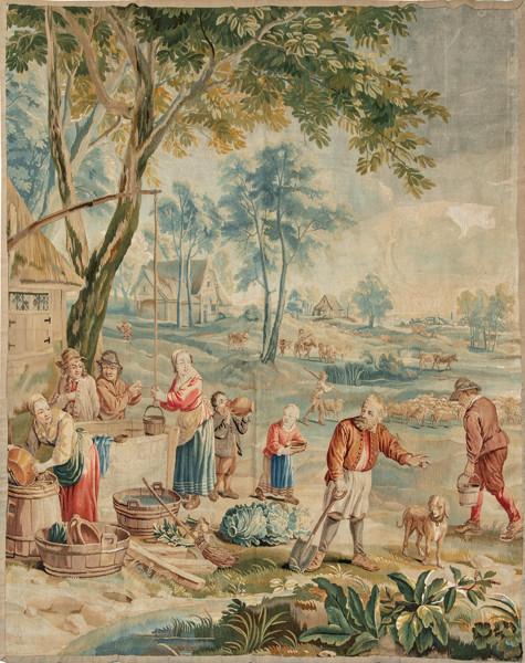 Tapiz de la manufactura de Urbain Leyniers (1718-1747), sobre diseño de Jan van Orley (1665-1735), con la colaboración de Agustín Coppens (1668-1740)