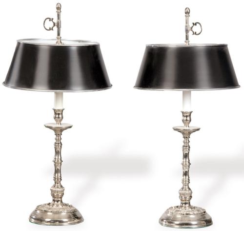 Pareja de lámparas tipo Boullote