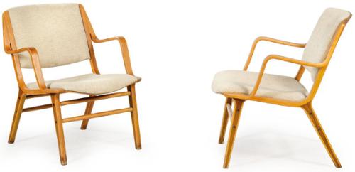 Peter Hvidt (Copenhague, 1916–1986) y Orla Mølgaard-Nielsen (Copenhague, 1907–1993) para Fritz Hansen, 1950.