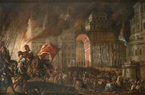  FRANCISCO GUTIERREZ - Toma e incendio de una ciudad