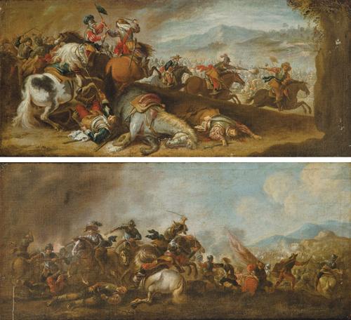 FRANCESCO MONTI - Batalla entre caballeros