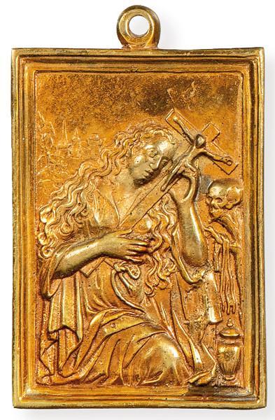  Placa religiosa S. XVII bronce