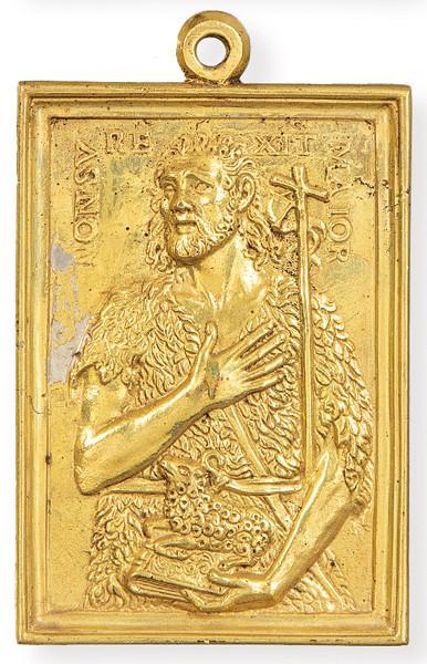  Placa religiosa S. XVII bronce