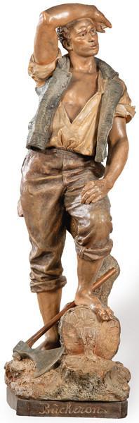  Terracota de Niño con hacha