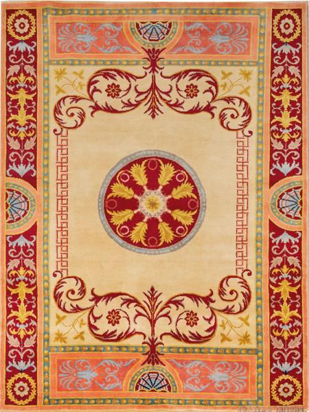 Alfombra diseño Carlos IV firmada Miguel Stuyck