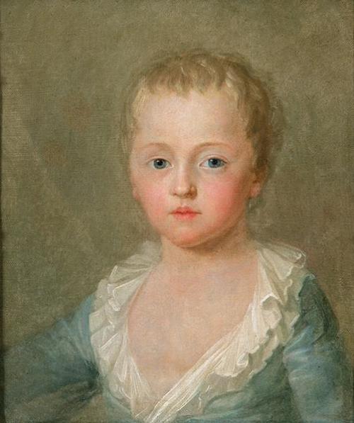  SEGUIDOR DE AGUSTÍN ESTEVE S. XVIII-XIX - Retrato de niño
