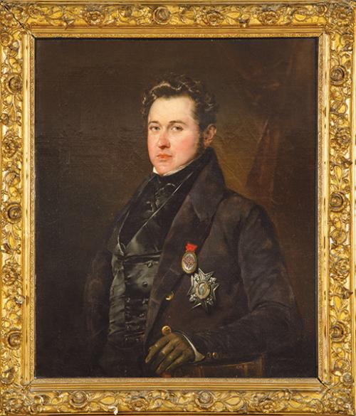 FEDERICO DE MADRAZO Y KUNTZ - Retrato de don Manuel de la Pezuela y Ceballos, II Marqués de Viluma