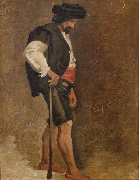 VICENTE PALMAROLI - Estudios de caballero y campesino (bocetos)