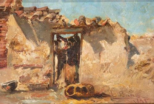  ESCUELA ESPAÑOLA S. XIX - Visión rural