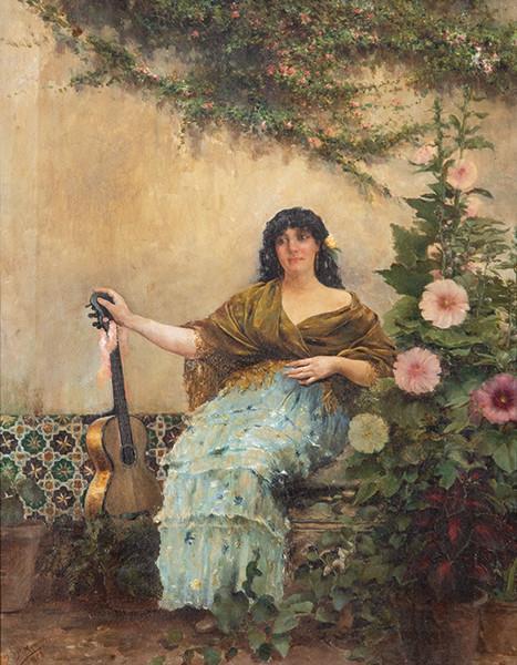  NICOLÁS MASSIEU Y FALCÓN - Andaluza con guitarra