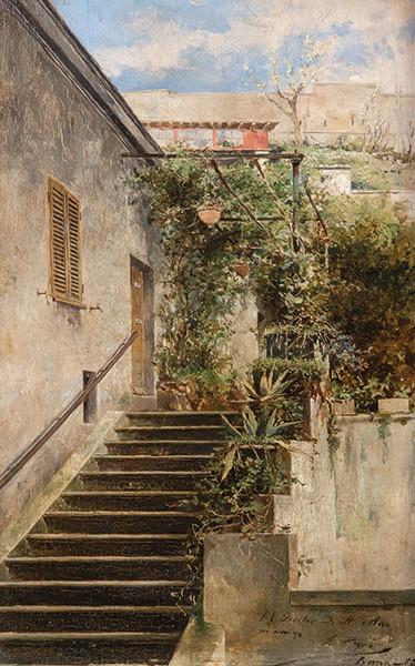 JUAN PEYRO URREA - Patio romano