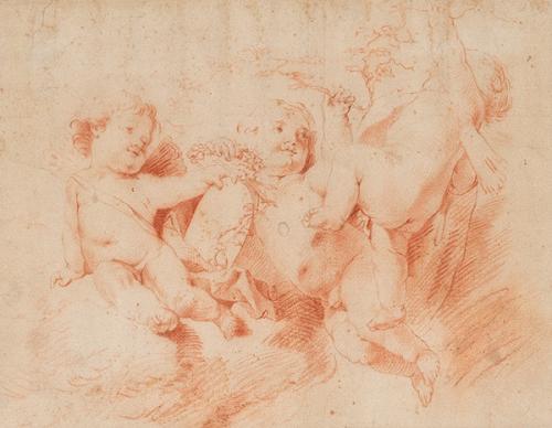 ESCUELA GENOVESA S. XVIII - Amorcillos