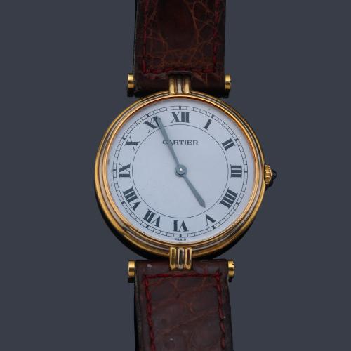 CARTIER Trinity de señora con caja en oro de 18 K. Con estuche y documentación