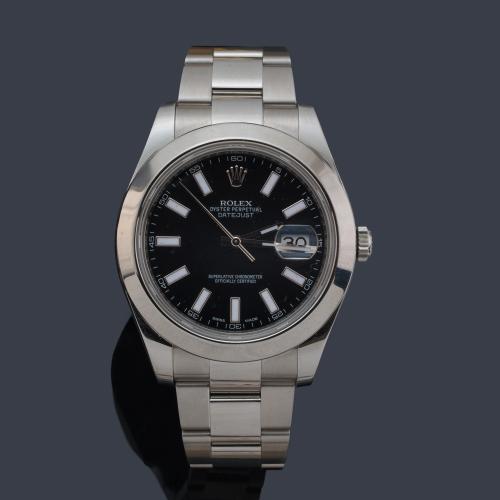 Rolex DateJust II ref. 116300 de caballero con caja  y brazalete en acero.