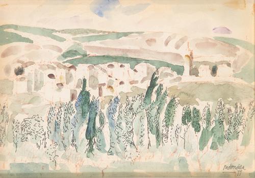 AGUSTÍN REDONDELA - Paisaje de Guadalajara