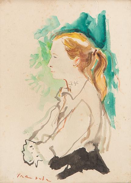  EMILIO GRAU SALA - Retrato de perfil