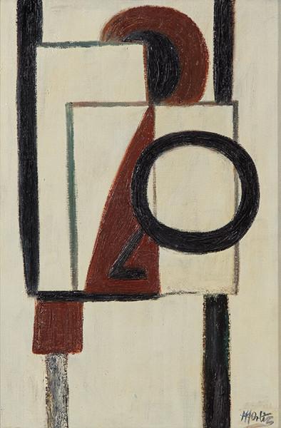 MANUEL ANGELES ORTIZ - Cabeza geométrica