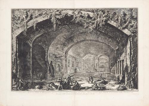 GIOVANNI BATTISTA PIRANESI - Veduta della Spelonca, detta il Bergantino