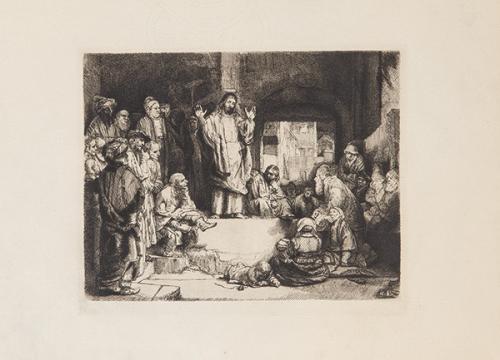 REMBRANDT VAN RIJN - Jesús predicando