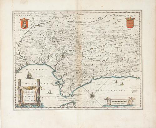 JOHANNES BLAEU - Mapa de Andalucía