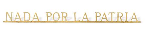 FERNANDO SANCHEZ CASTILLO - Nada por la patria
